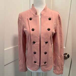 Tommy Hilfiger Light Pink Double-Breasted Blazer